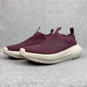 OOFOS Shoes Womens Size 9.5 Oomy Zen in Chalk & Mulberry